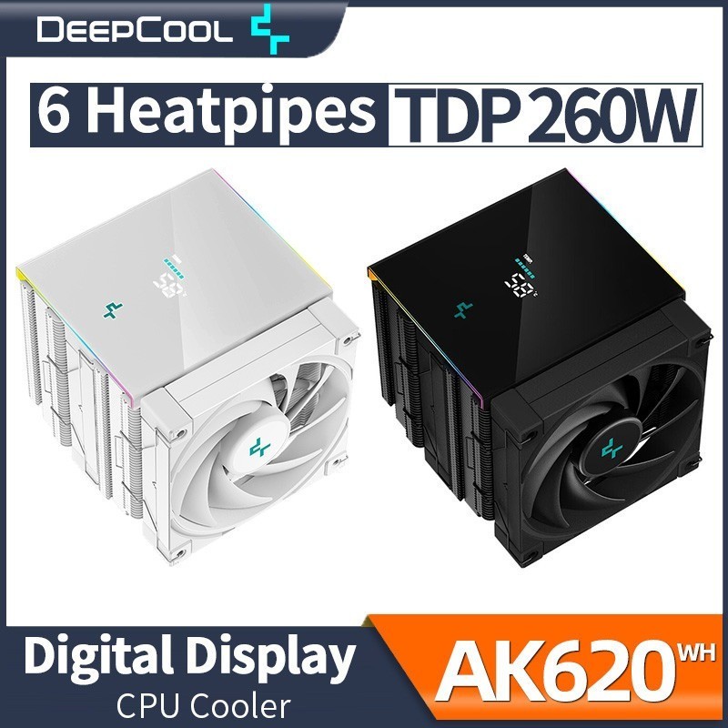 DeepCool AK620 and AK400 Digital / Standard / White / Zero Dark CPU Air ...