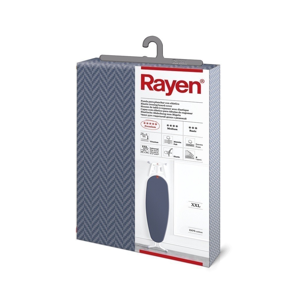 RAYEN Ironing Board Cover Cotton XXL for Professional Ironing Stations ...