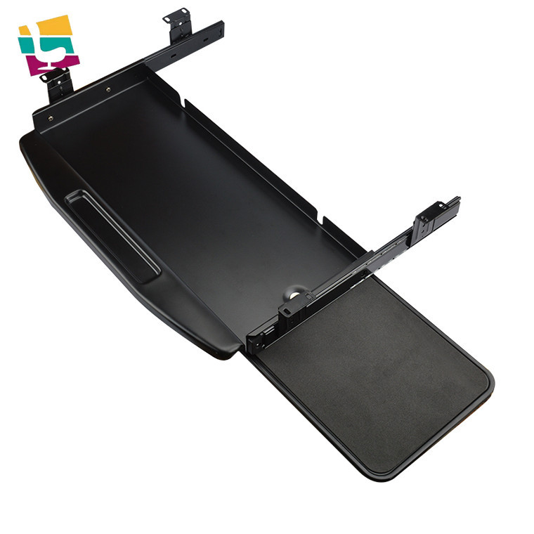 Heavy-Duty Silent Slide Rails Under-Desk Computer Keyboard and Mouse ...