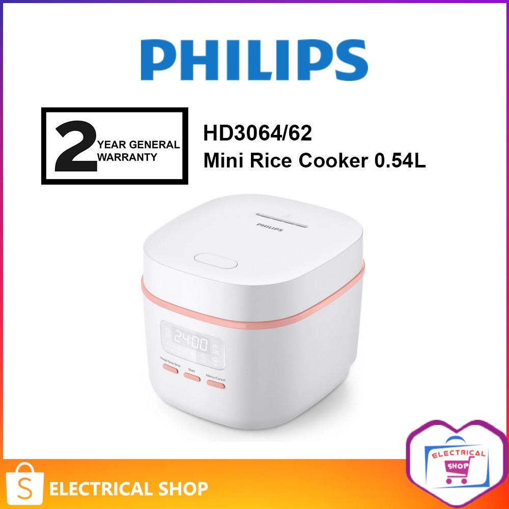 Philips 0.85L HD3170 Mini Rice Cooker 3000 Series HD3170/62 / 0.54L ...