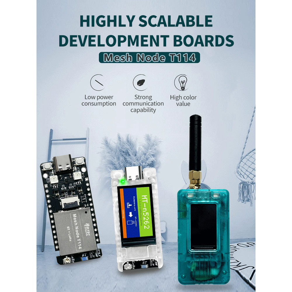 Pcbfun Node T114 Lorawan Development Board Nrf Low-power Support ...