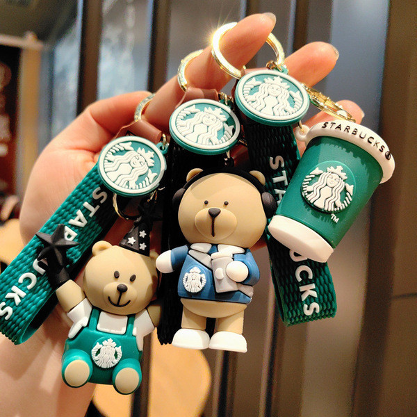 keychain anime keychain mathcing Internet selebriti baru PVC starbucks ...