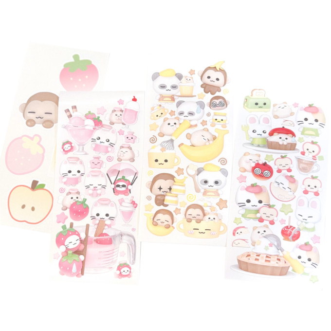 [moii_ttoi]Sweet Sticker 4 types. | Shopee Malaysia