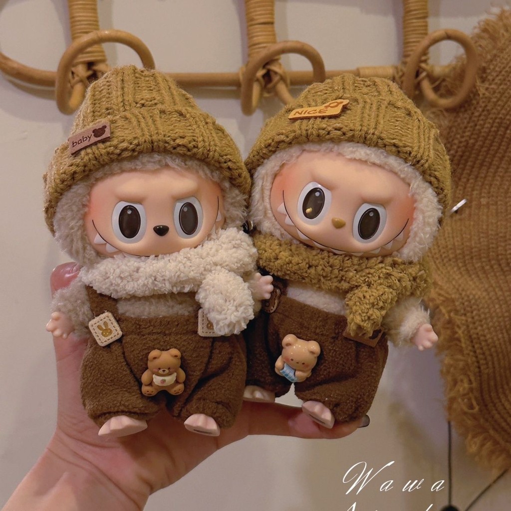 Clothes Labubu Vinyl Baby Clothes labubu15cm Plush Doll Doll Labubu ...