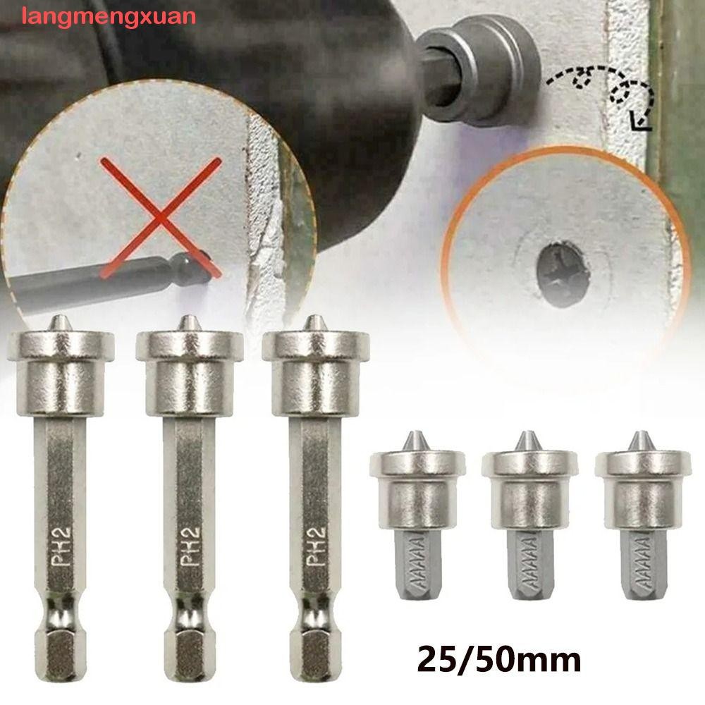 LANGMENGXUAN 5/6Pcs Gypsum Board Screwdrive Head, Screw Hex Shank 25 ...