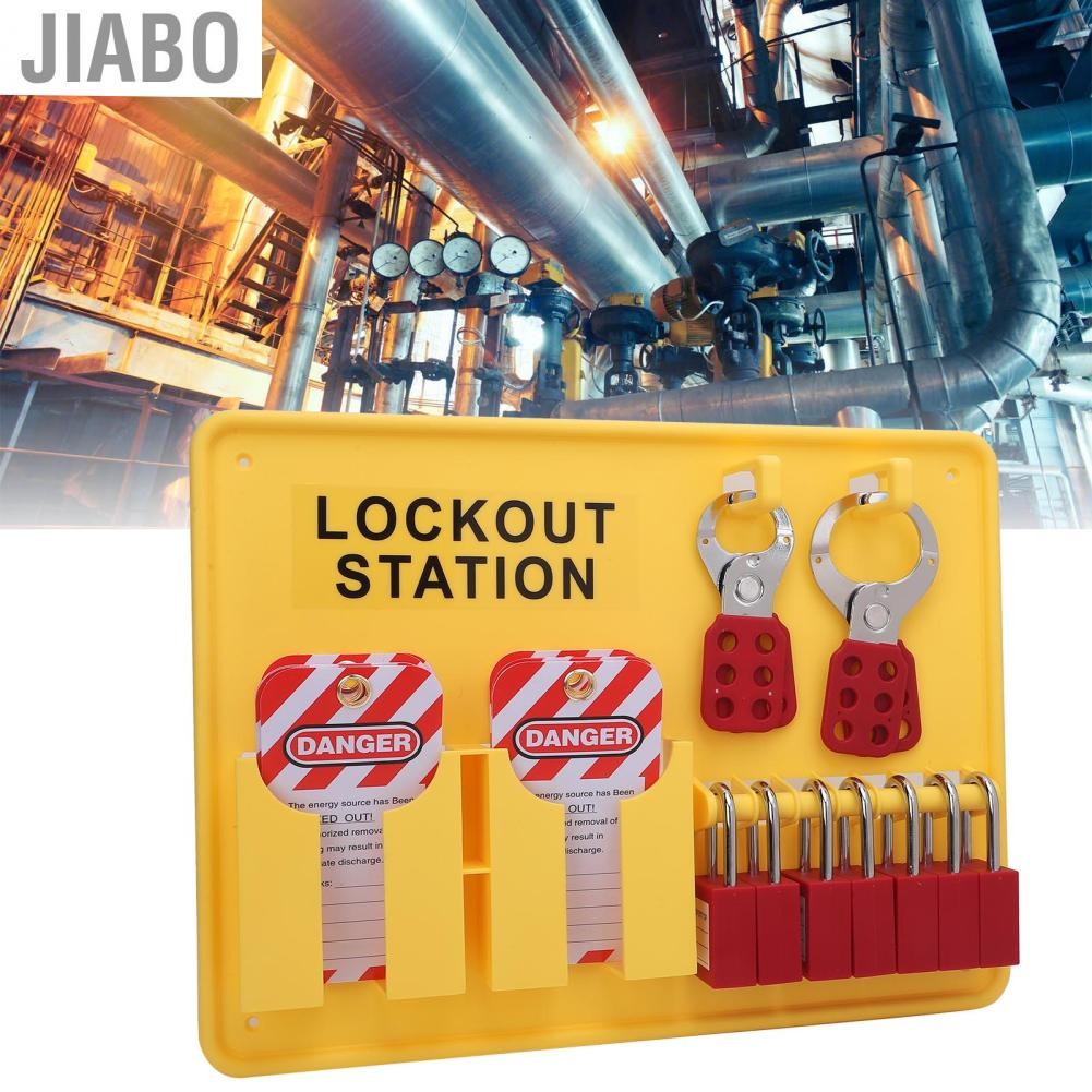 jiabo-my Lockout Tagout Station with Padlocks for Industrial Safety ...