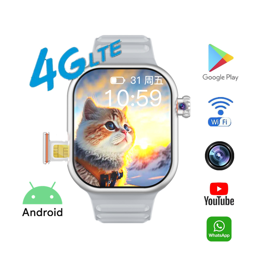 4G Smart Watch with sim card slot and WiFi B29 Android Smartwatch ...