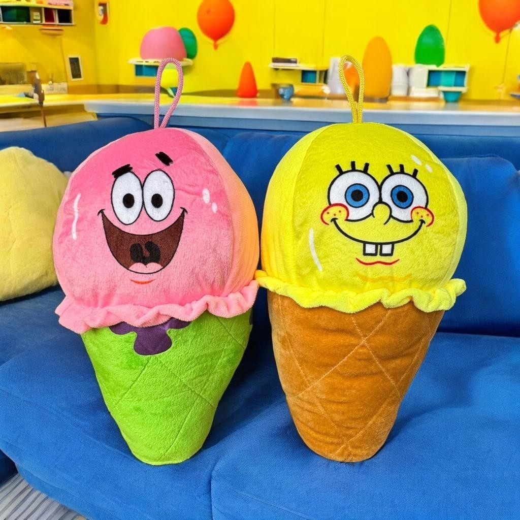 Ice Cream Doll with Cone Spongebob and Patrick 28cm | Shopee Malaysia