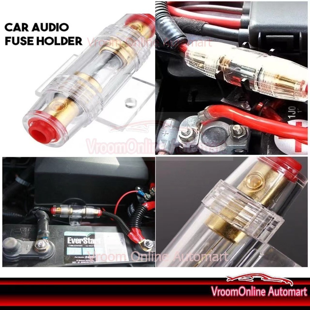 Hama Sicherungshalter Inline 40A - Für CarHiFi Anlagen