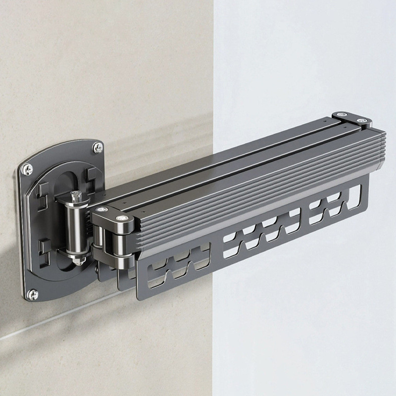 Foldable Drying Rack Perforation-Free Wall-Mounted Household ...