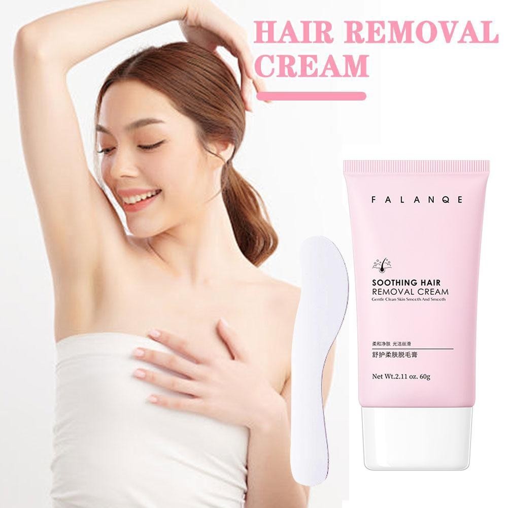 2pcs Hair Removal Cream Set Gentle And Non-irritating Suitable For Full ...