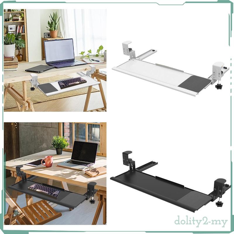 [DolitycbMY] Keyboard Tray Pull Out Slider Track for Relieve Sedentary ...