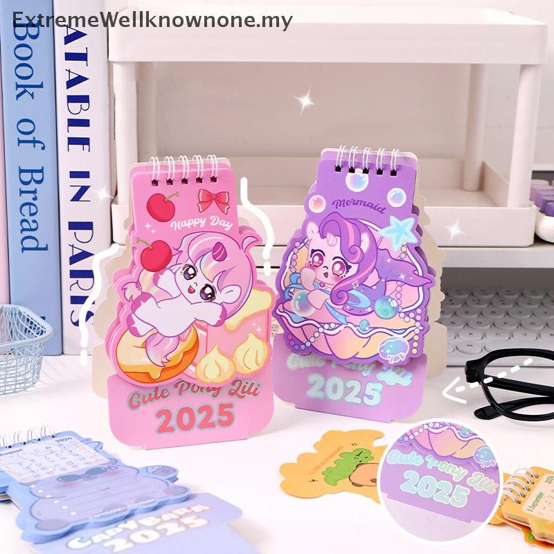 EWMY Cartoon Mini Capybara Desktop Calendar Cute Calendar Daily ...