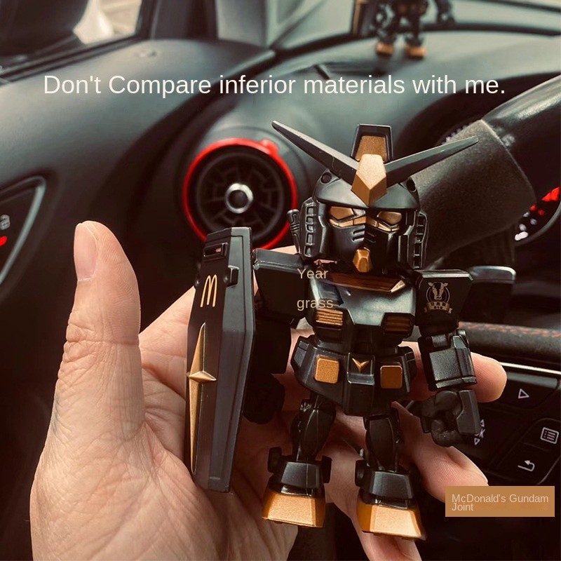 Lucky 13 Mini Qmsv Gundam Mcdonald S Mini Black Goldnamco Rx 78 2