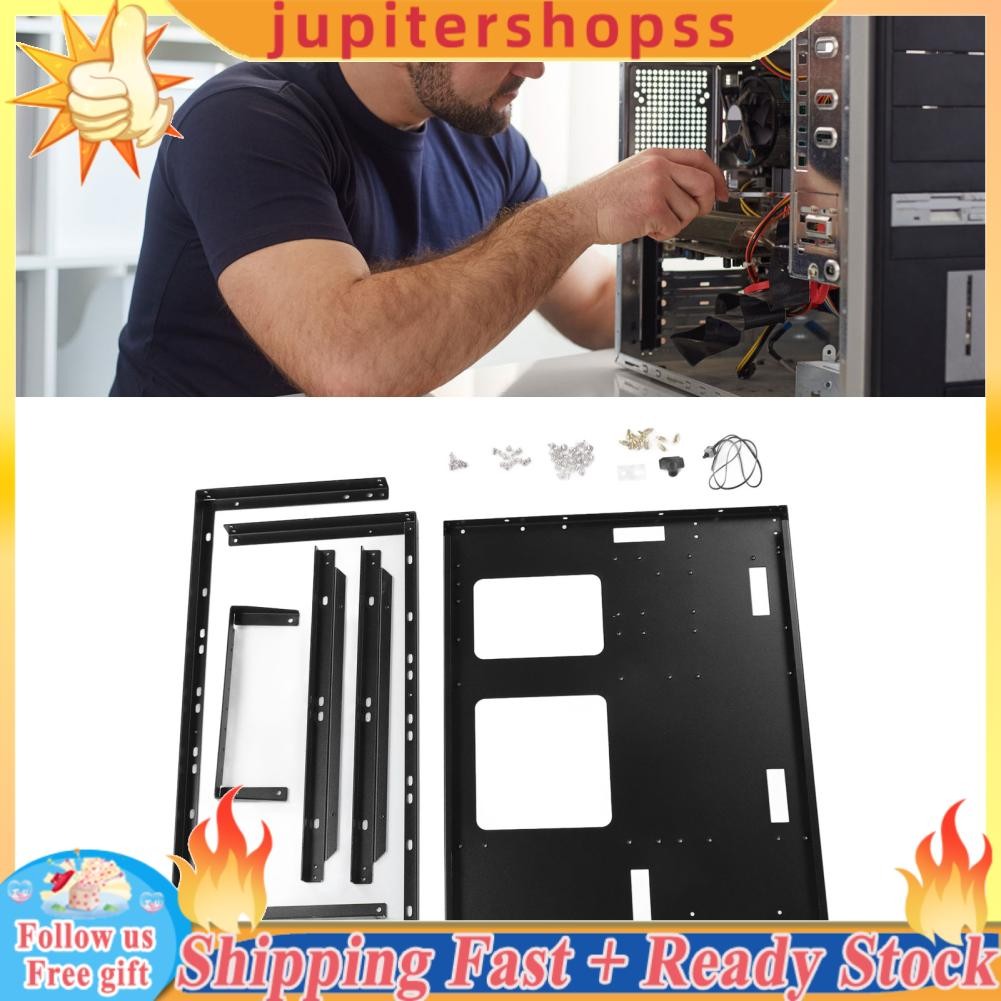 Jupitershopss ATX Open Chassis Case Rack Powerful Cooling Gaming PC ...