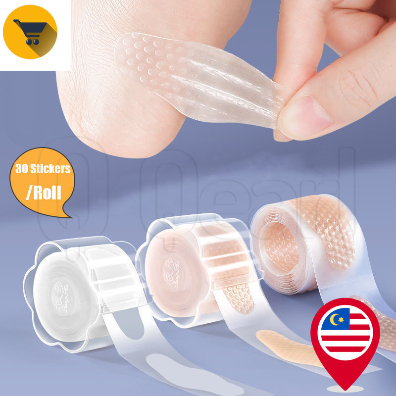 MK2 1Roll Anti-wear Foot Patches - PE Heel Sticker - Gel Shoes Stickers ...