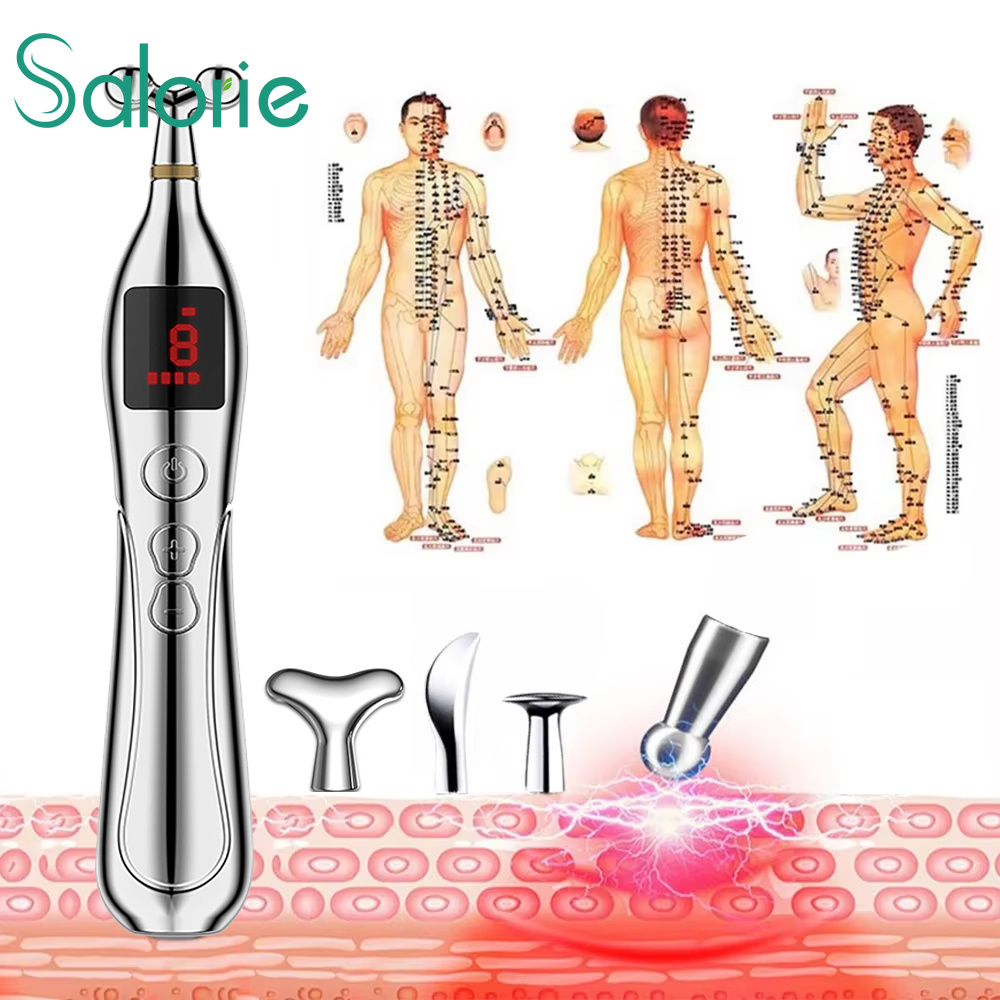 Electronic Acupuncture Pen Accupuncture Back Point Massager Laser ...