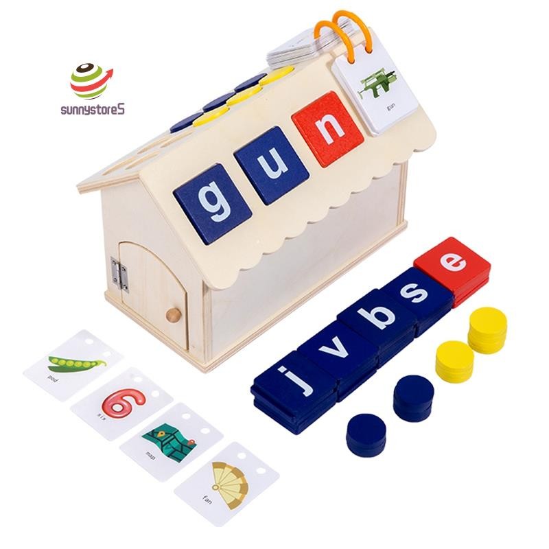 Blocks Educational Toy for Kids, 3-In-1 Matching Letter & Number Game ...