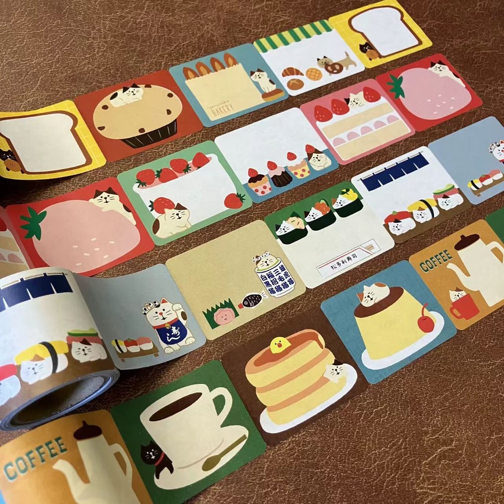 [Ready Stock] Japanese papier platz Designer Co-Branded Cat Bread Sushi ...