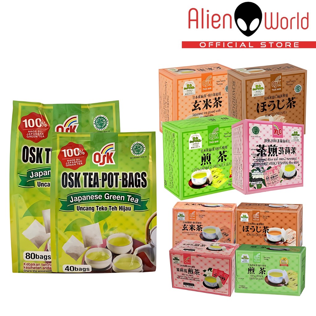 OSK Japanese Tea Mixed with Roasted Rice Tea Green Tea Original | Teh ...