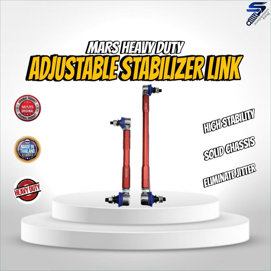 MARS UNIVERSAL ULTRA RACING ADJUSTABLE FRONT STABILIZER ABSORBER LINK ...