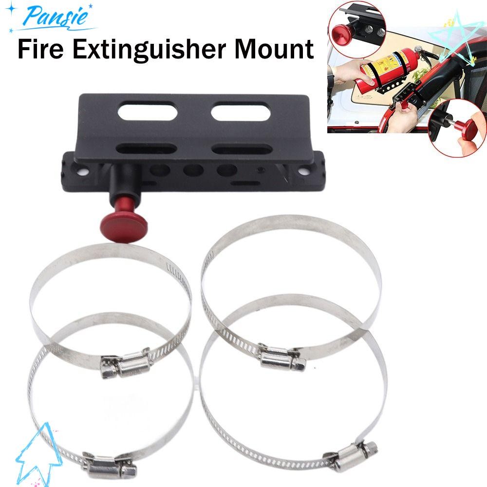 SOESFOUFU Adjustable Car Fire Extinguisher Mount – Quick Release Roll Bar Bracket For UTV, ATV & Trucks