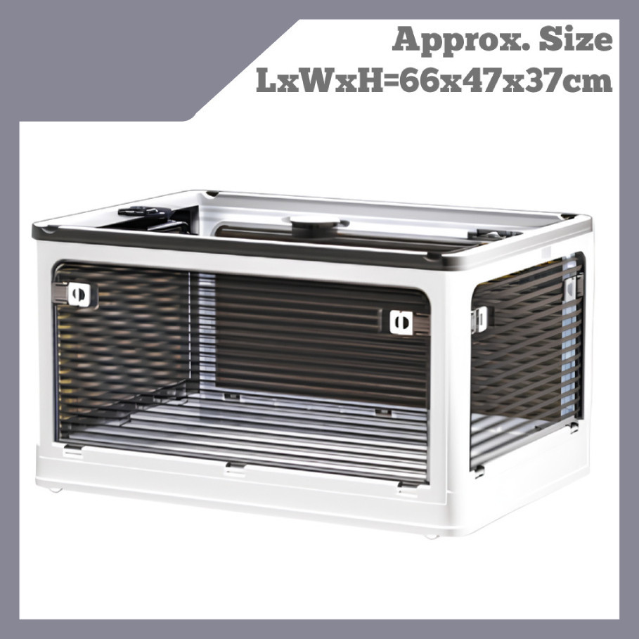 Genio Black & White Foldable Storage Box Sleek, Smart, Space-Saving ...