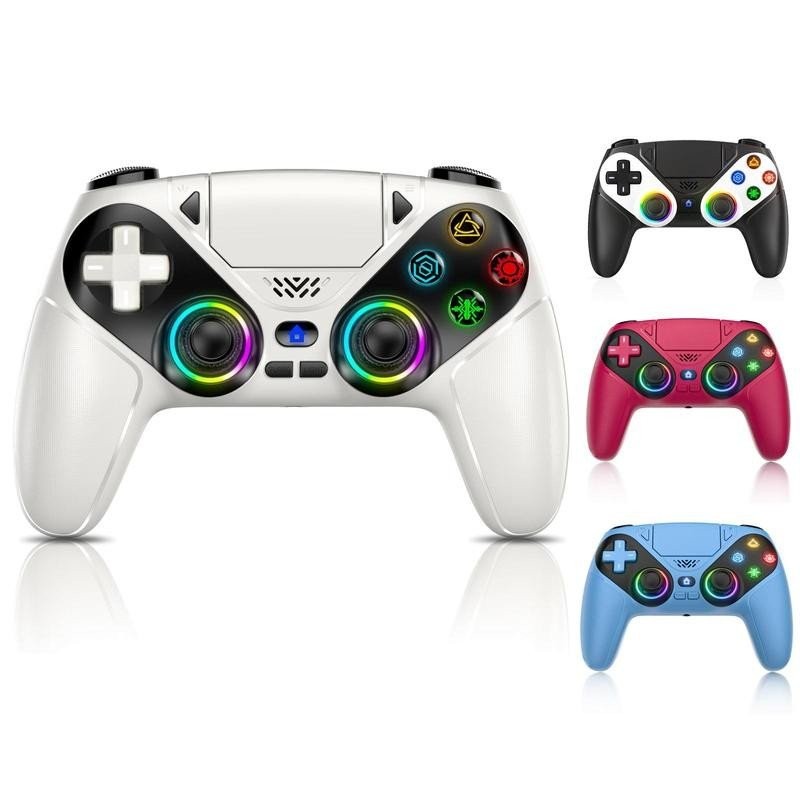 Wireless Gaming Controller Pro for PS5 with LED RGB Light– Compatible ...