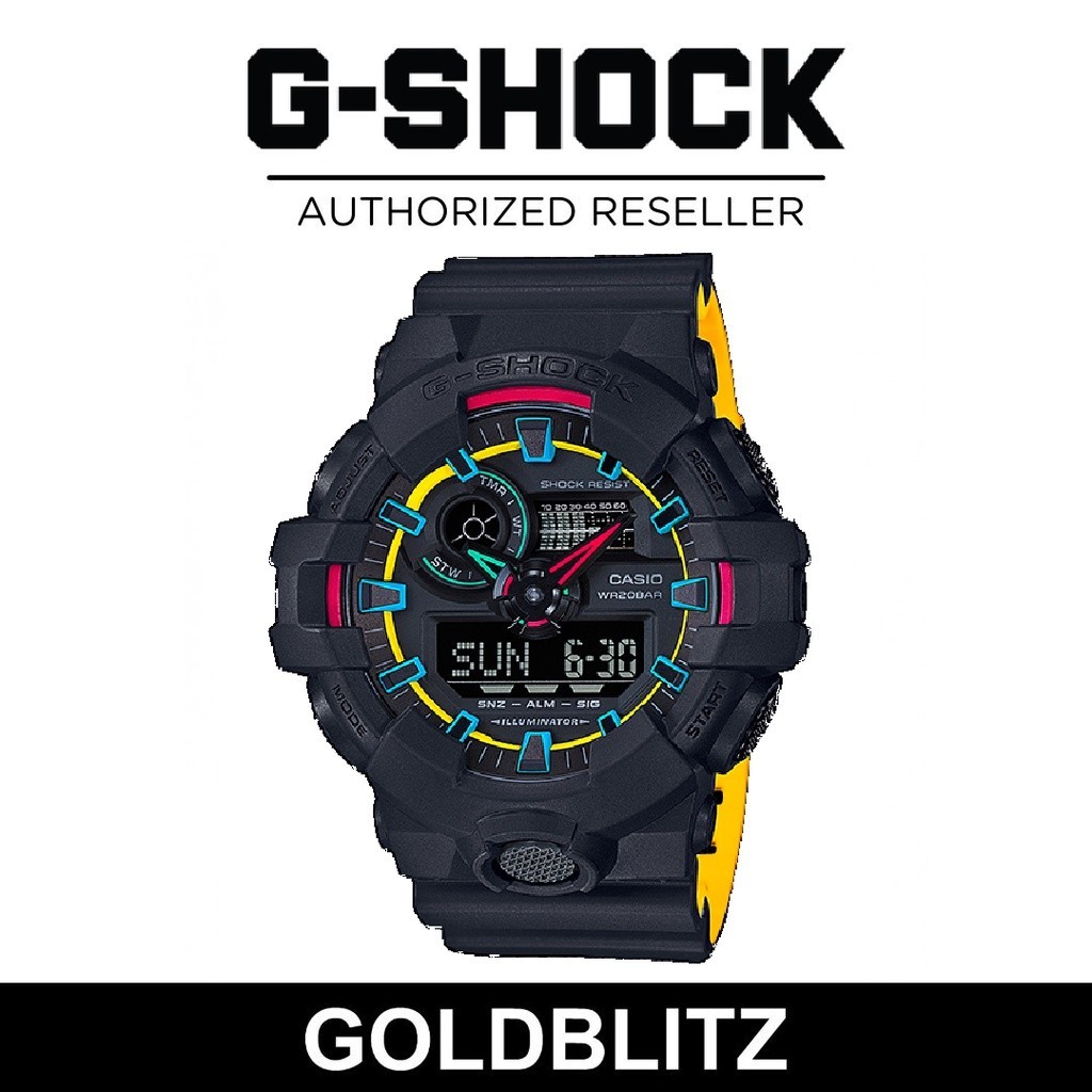 Casio G-SHOCK GA-700-1B Sports Watch GA-700-1A GA-700CT-1A GA