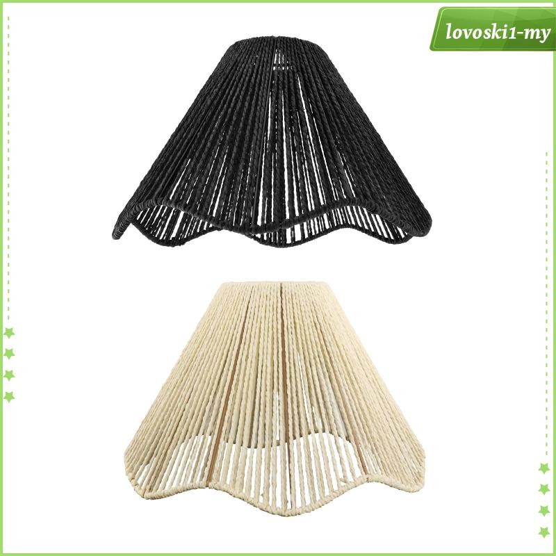 [LovoskibcMY] Rustic Handmade Woven Rope Lamp Shade DIY Lighting ...
