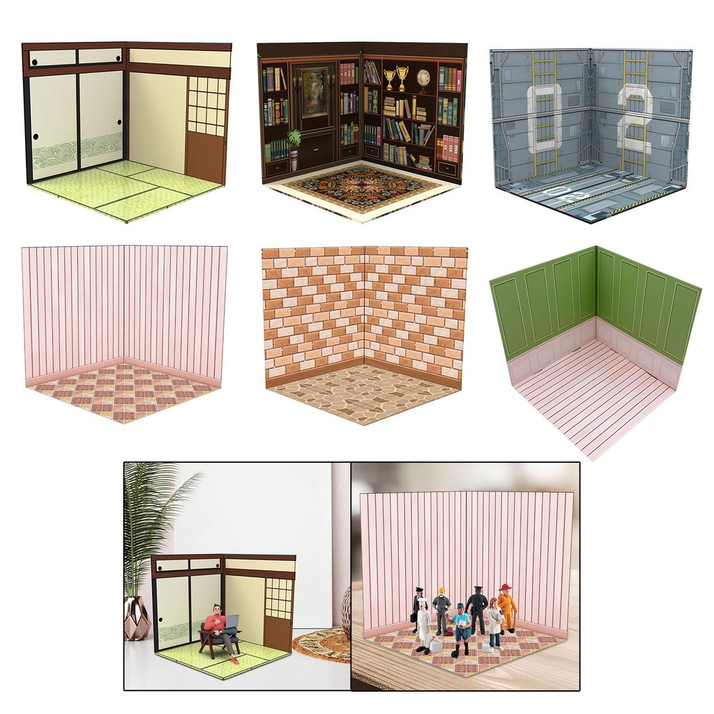 [uguuiya] 1:6 Backdrop Background Diorama Layout Display Show for ...