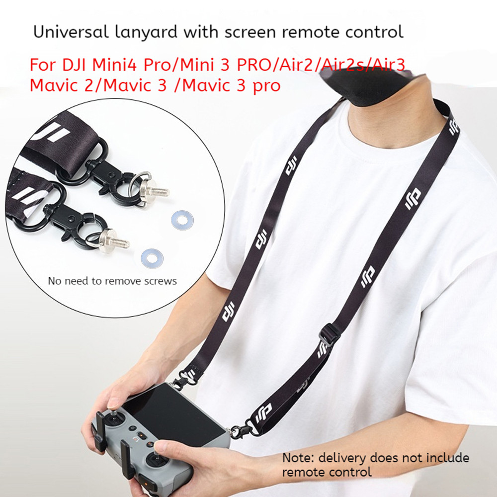 For DJI MINI 3/4 PRO remote control with screen, hanging strap with Yu ...