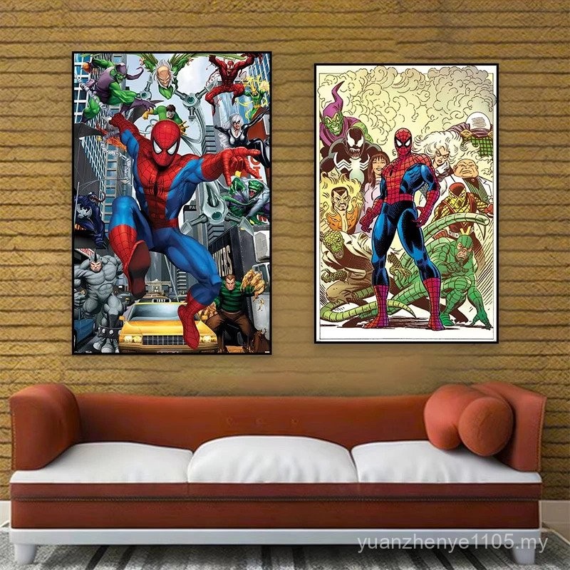 Poster Toile Venom Marvel #03 - Illustration Comics Super-héros, Impression D'art Encadrable