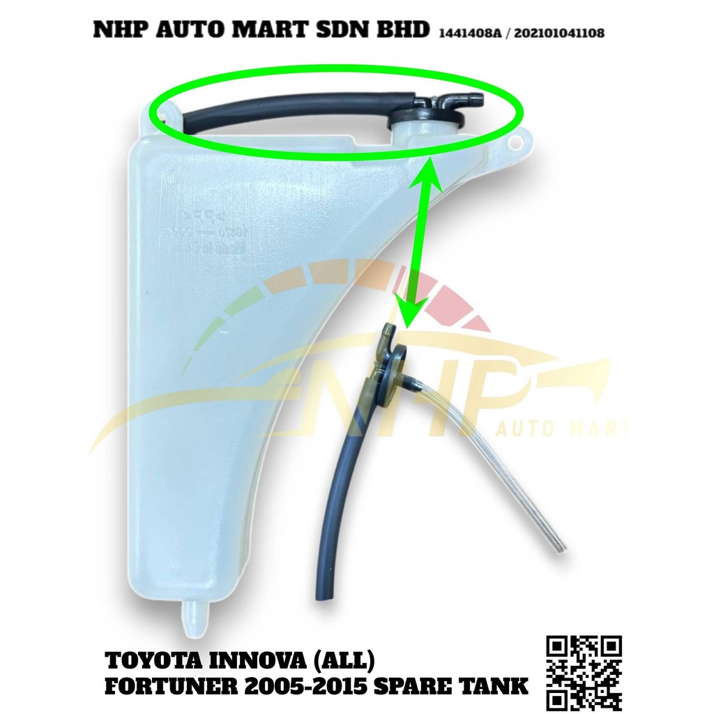 Toyota Innova 2005-2015 / Fortuner 2005 Spare Tank / Radiator Tank ...