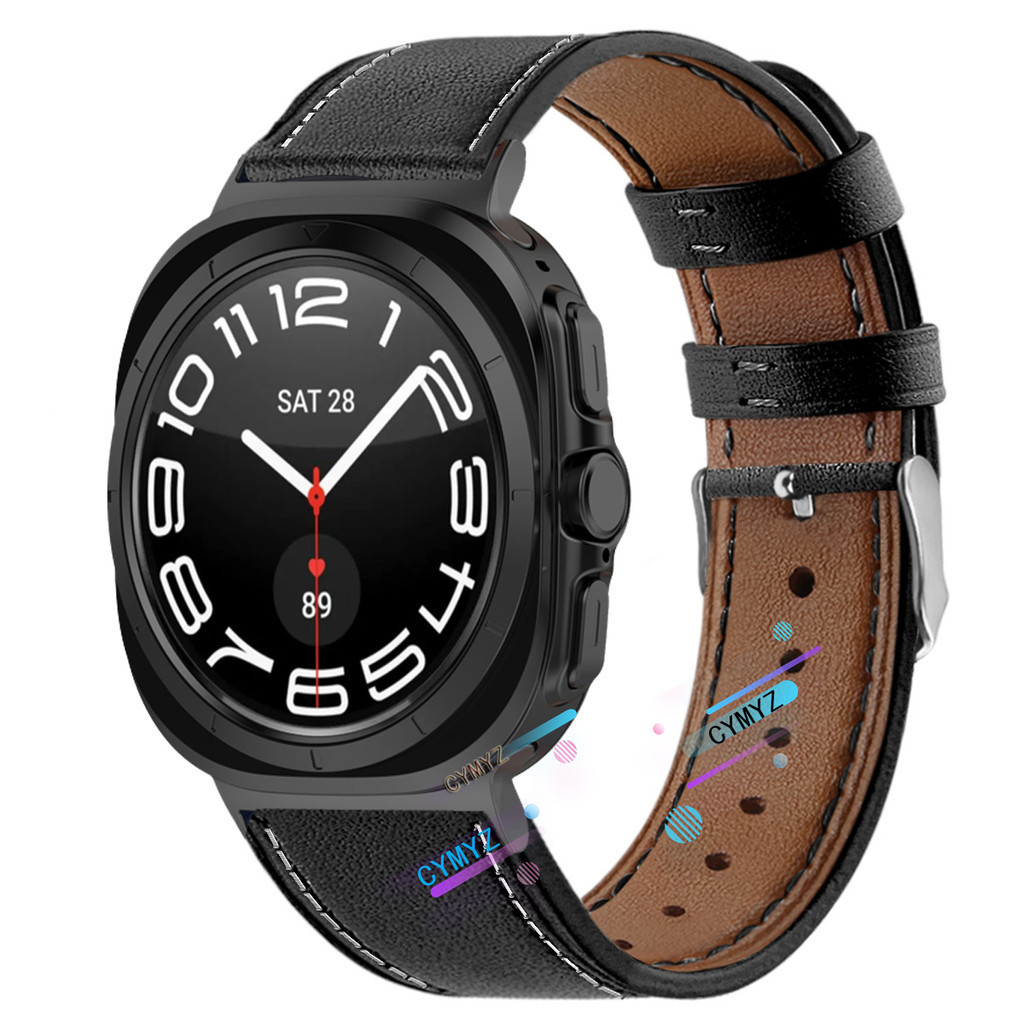 Samsung Galaxy Watch 7 Ultra Strap Leather Strap Samsung Galaxy Watch Ultra Strap Sports