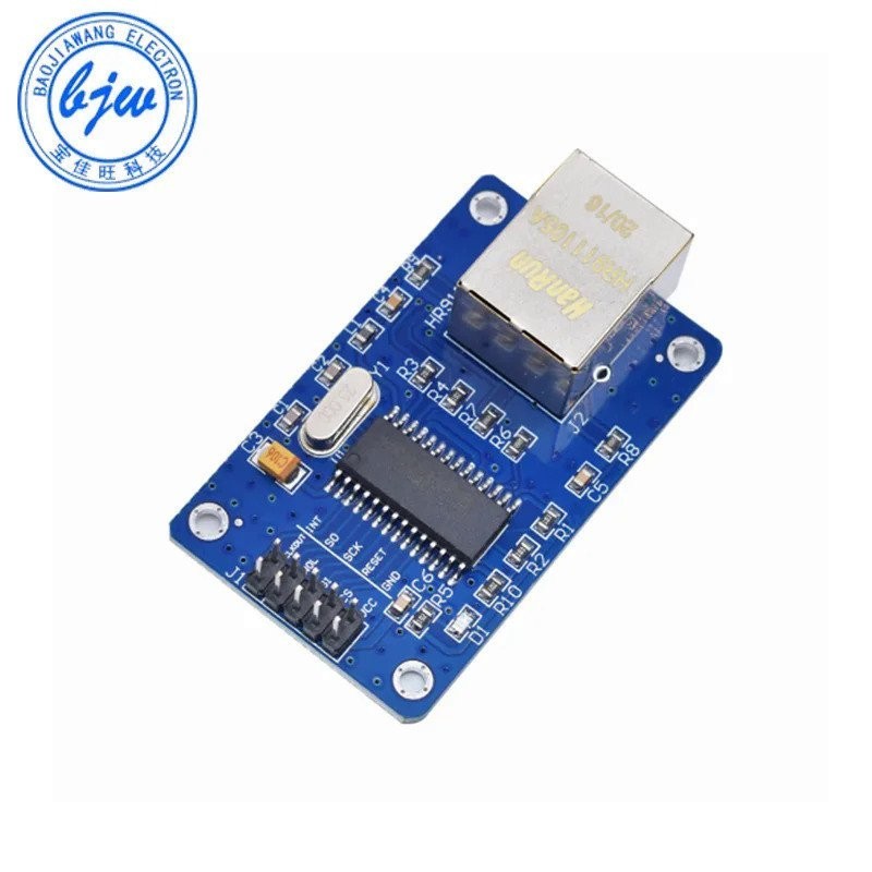 ENC28J60 LAN Ethernet Network Board Module 25MHZ Crystal AVR 51 LPC ... image.