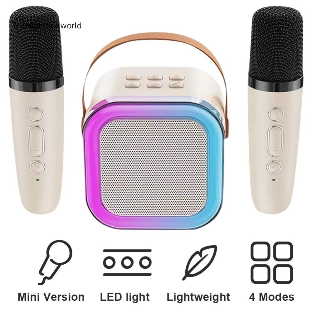 Bluetooth-Compatible PA Speaker System 4 Sound Modes Portable Karaoke ...