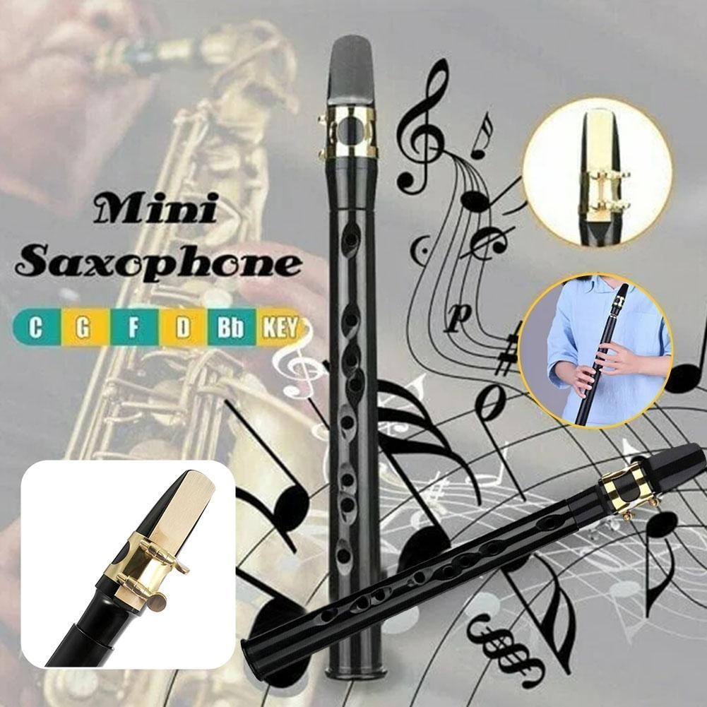 Mini Saxophone Portable Pocket Sax Plastic Clarinet Saxophone K5c0 ...