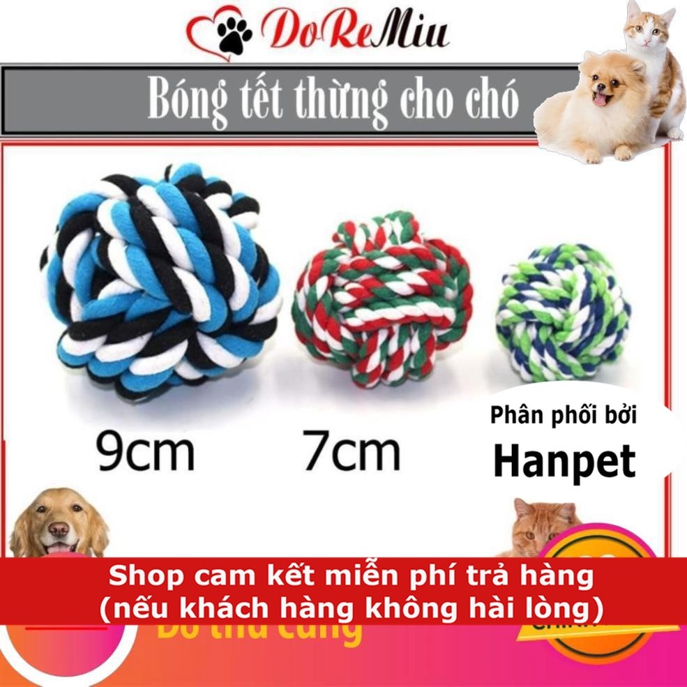 Round rope CNY ball (3 sizes) rope ball toy for dogs and cats to ...