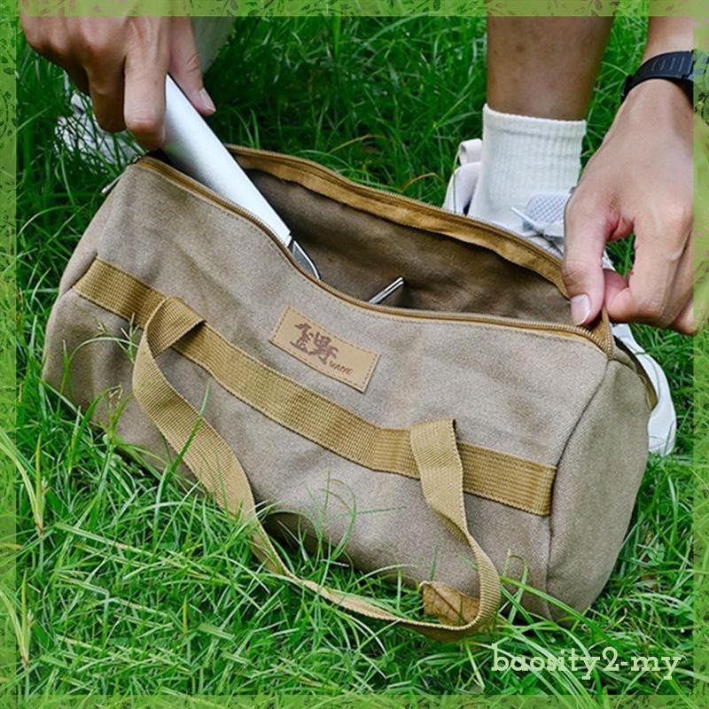 [BaositybbMY] Tent Stakes Bag Tent Pole Pegs Bag Heavy Duty Easy