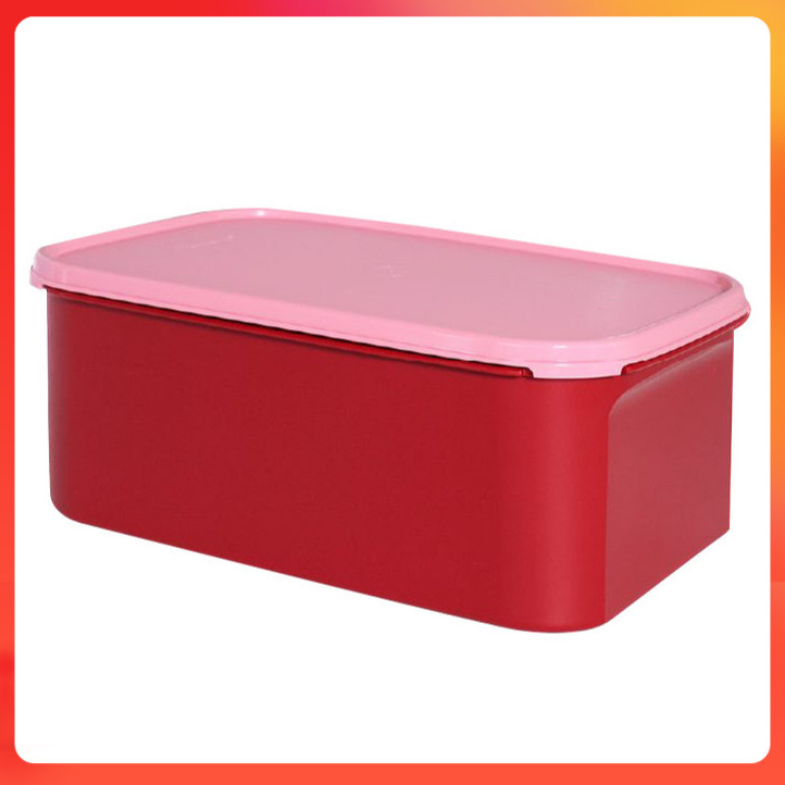 Tupperware 4.3L Modular Mates MM Rect Rectangular Pink Red Merah Bekas ...