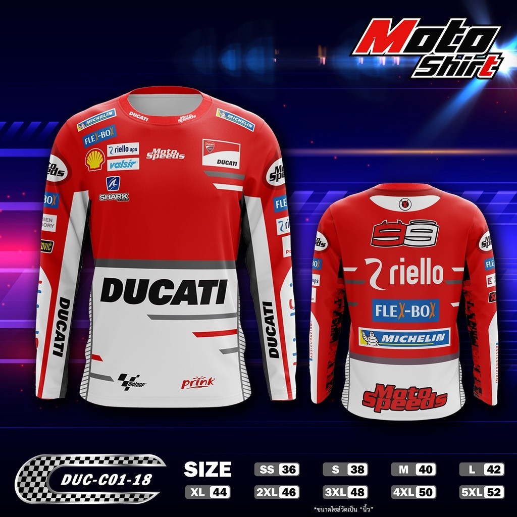 T-shirt DUCATI Rouge Motif Moto - Taille S, 100% Coton, Neuf Avec étiquettes