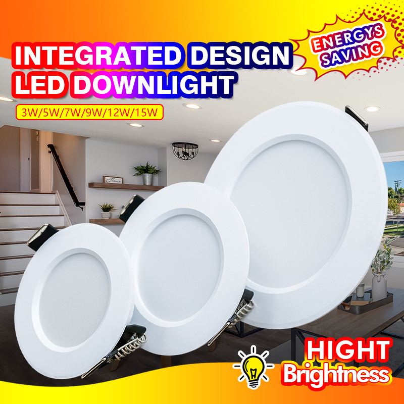 Dimmable AC85~265V Recessed Anti Glare LED Downlights 7W/9W/12W/15W LE - Foto 9