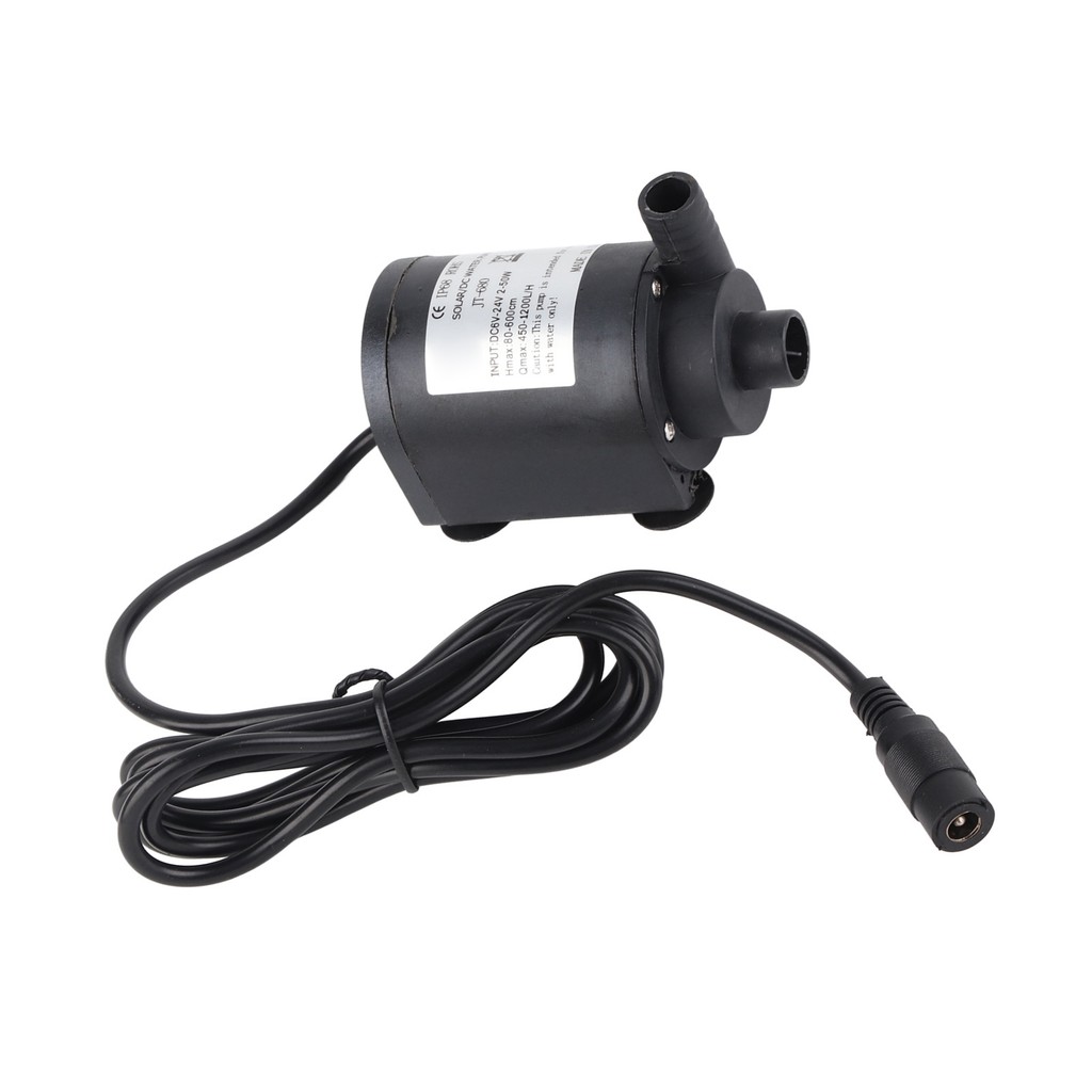 DC 24V 1000L/H Hot Water Circulation Pump Solar Brushless Motor 7m Lift ...