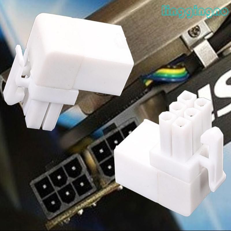 RR GPU VGA PCIe 6Pin to 90 Degree Angle Connectors Power Adapters Board ...