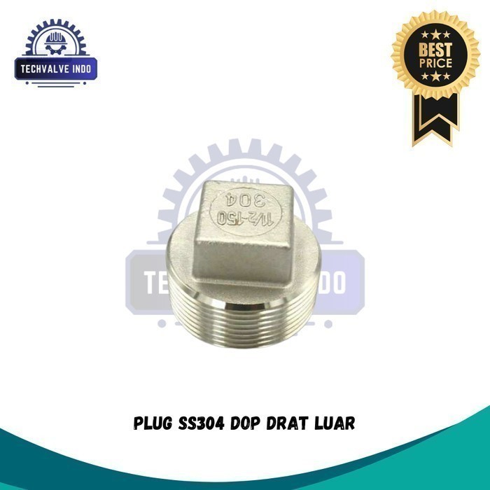 Plug STAINLESS STEEL 304 DOP OUTER DRAT 2