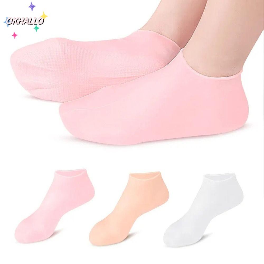 OKHALLO Pedicure Tools, Waterproof Pain Relief Foot Care Socks