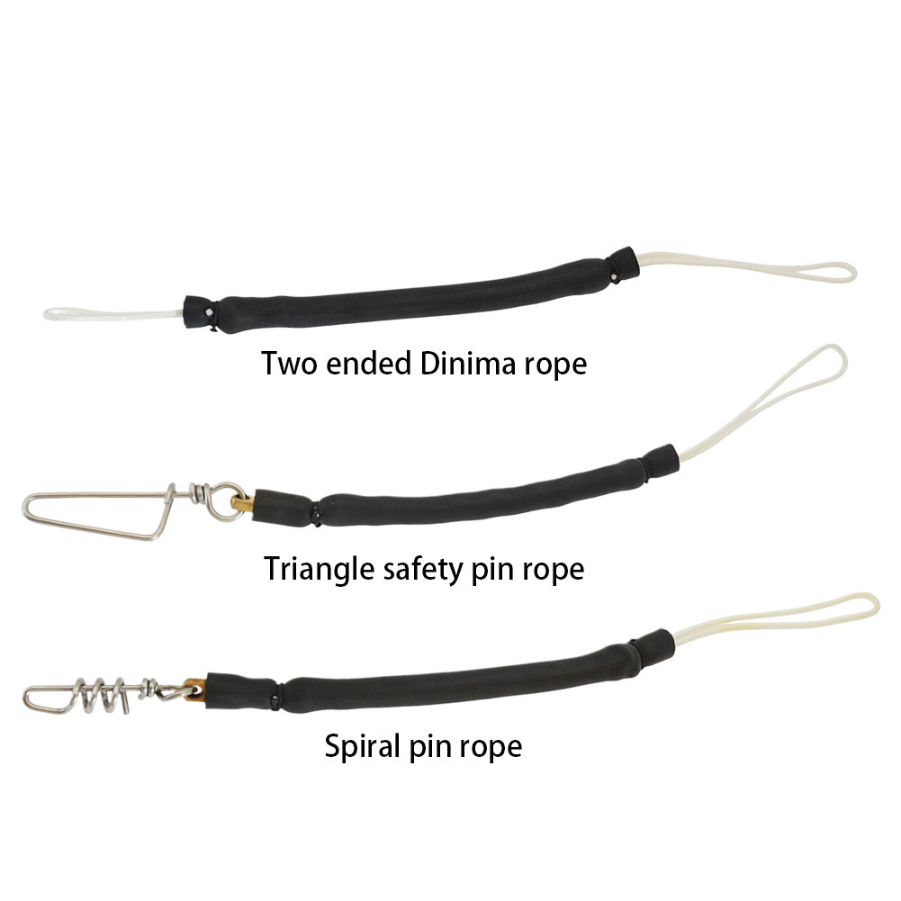 2 Pieces Speargun Shock Absorber Bungee With Spectra Cord And Lock Hook | Sarion & Co.