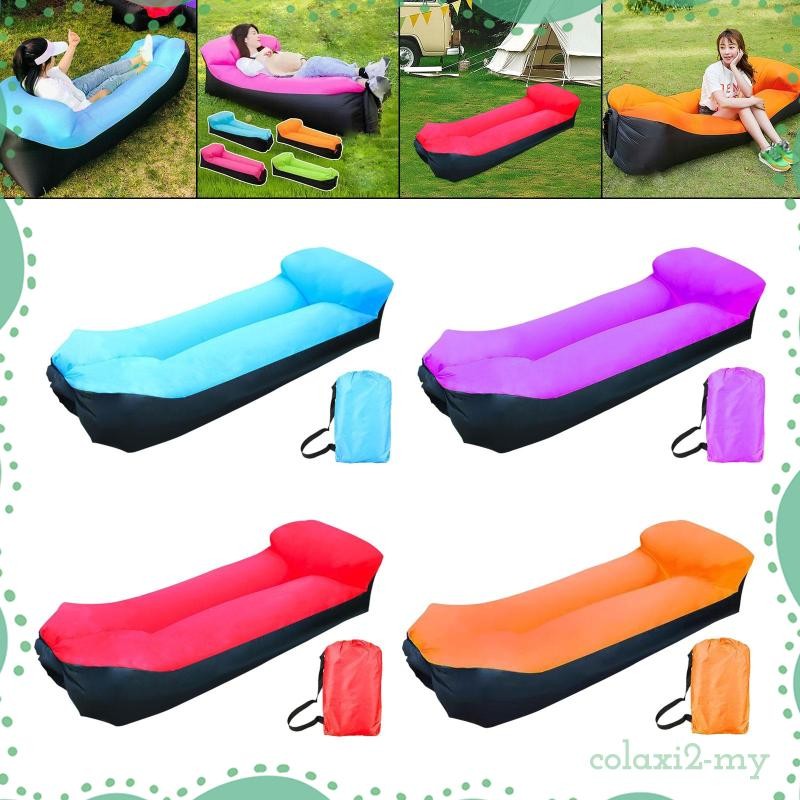 [ColaxiefMY] Inflatable Lounger Inflatable Couch Park Relaxation Seat ...