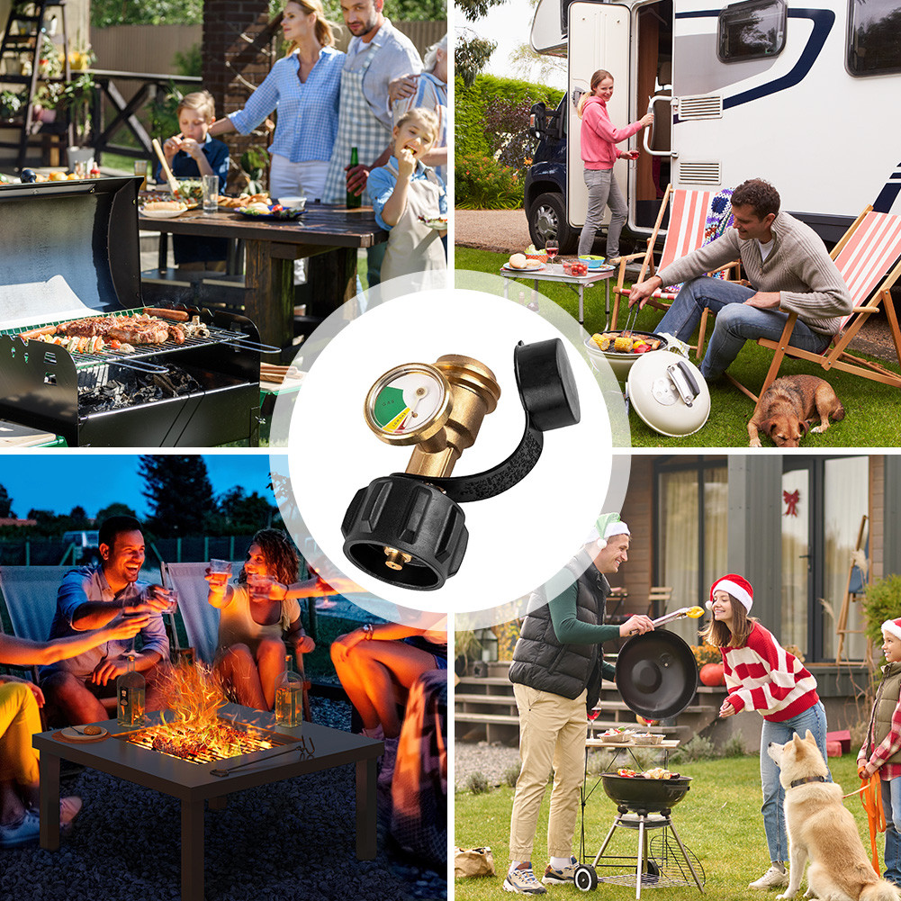 Propane Tank Gauge Level Indicator Color Coded Universal Propane Gauge ...